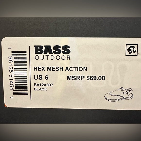 NWT BASS OUTDOOR Women's Hex Mesh Action Hiking Shoe/ Size 6 - Picture 12 of 13
